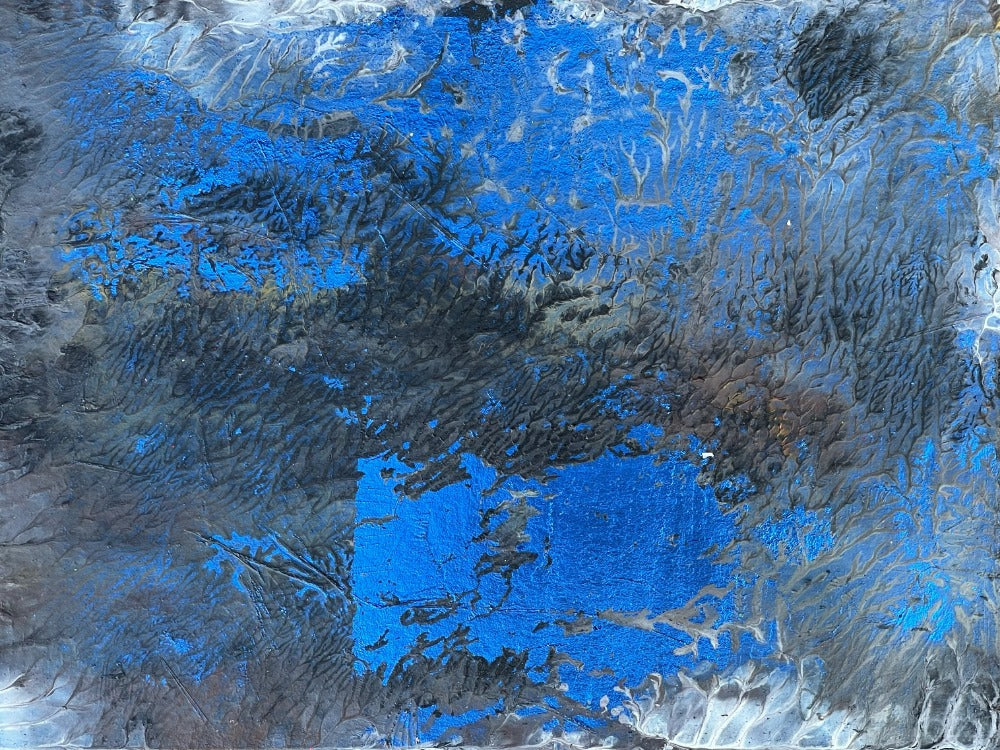 Blue Abstracts No. 1 (Monotype)
