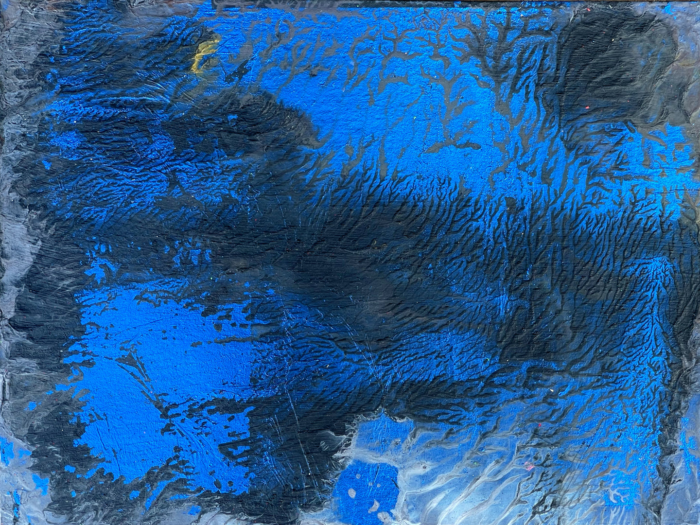 Blue Abstracts No. 2 (Monotype)