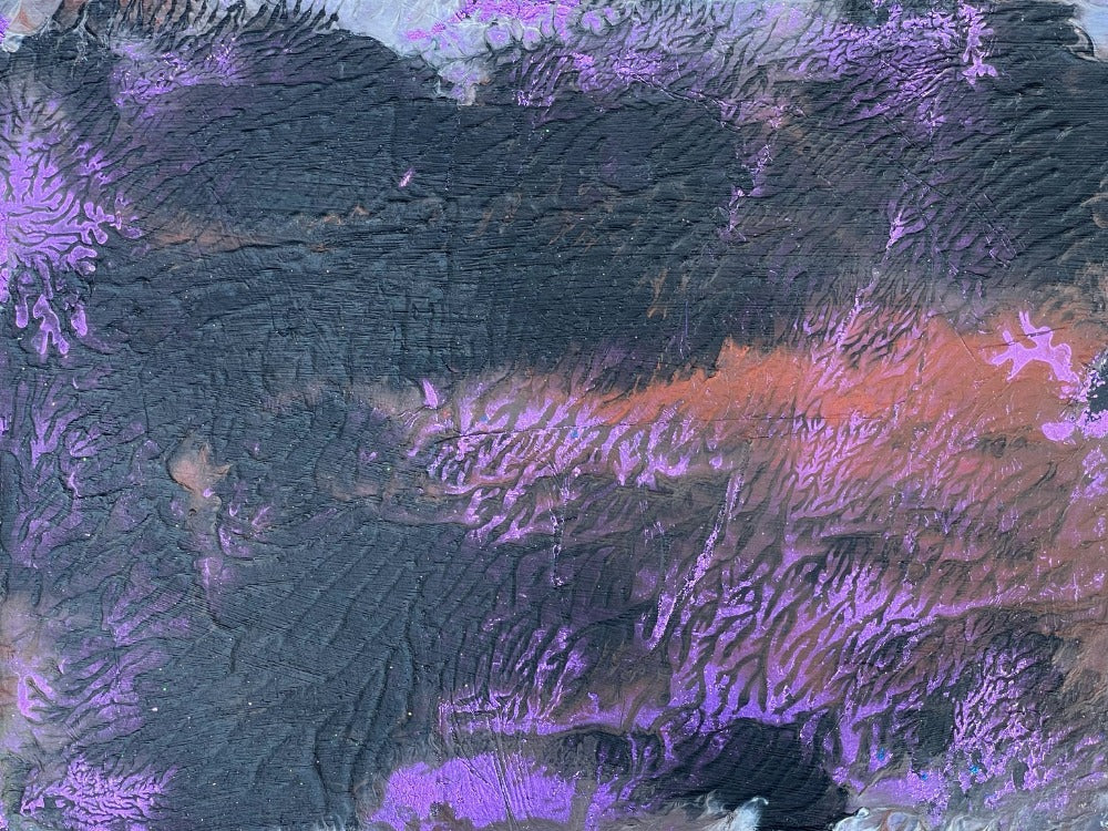 Purple Abstracts No. 1 (Monotype)