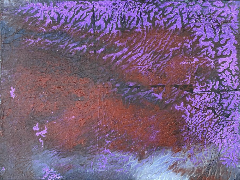 Purple Abstracts No. 2 (Monotype)