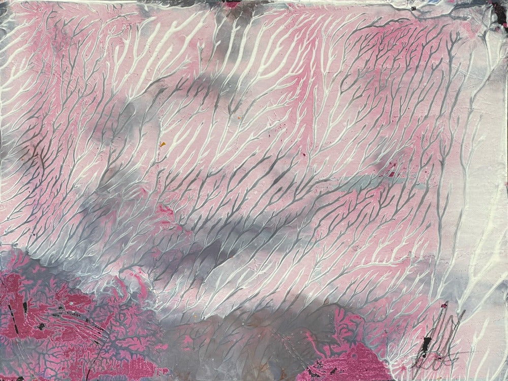 Pink Abstracts No. 2 (Monotype)